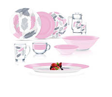 Сервіз LUMINARC AMB TIRANA PINK /46 пр. (Q9308)
