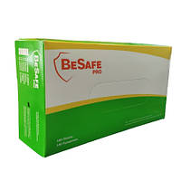 Рукавички нітрілові одноразові оглядові BeSafe Pro (нестерильні) 3 г, 100 шт/упак