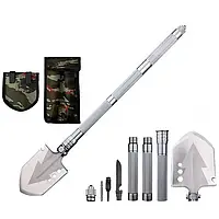 Саперна лопата 11 в 1, складна лопатка для виживання, багатофункціональний туристичний набір