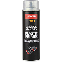 Ґрунт-праймер для пластику Novol Spray Plastic Primer, 500 мл Аерозоль