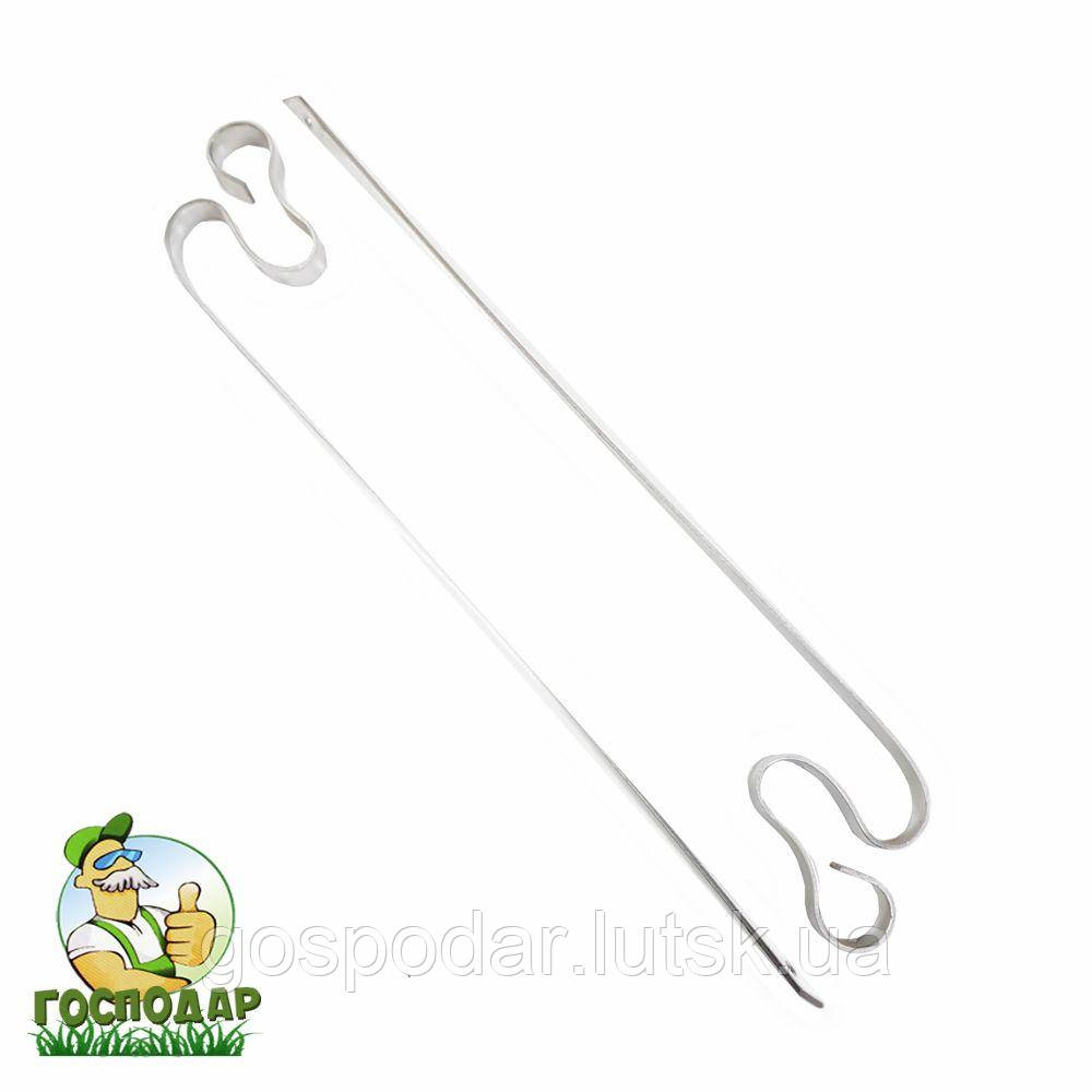 Шампури для приготування м'яса у тандирі, шампура для шашлику з нержавійки - 6 штук (комплект), фото 1