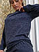 Ангоровий жіночий костюм, темно-синій, фото 3