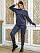 Ангоровий жіночий костюм, темно-синій, фото 2