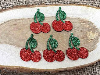 Патч з гліттером - 10 Вишенька