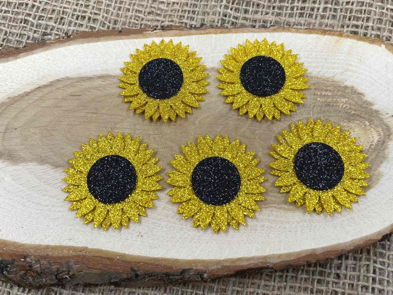 Патч з гліттером - 04 Соняшник, фото 1