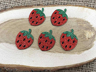 Патч з гліттером - 06 Полуниця