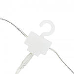 Світлодіодна гірлянда штора роса на дроті 2х2 м 160 LED пульт + USB теплий білий, фото 9