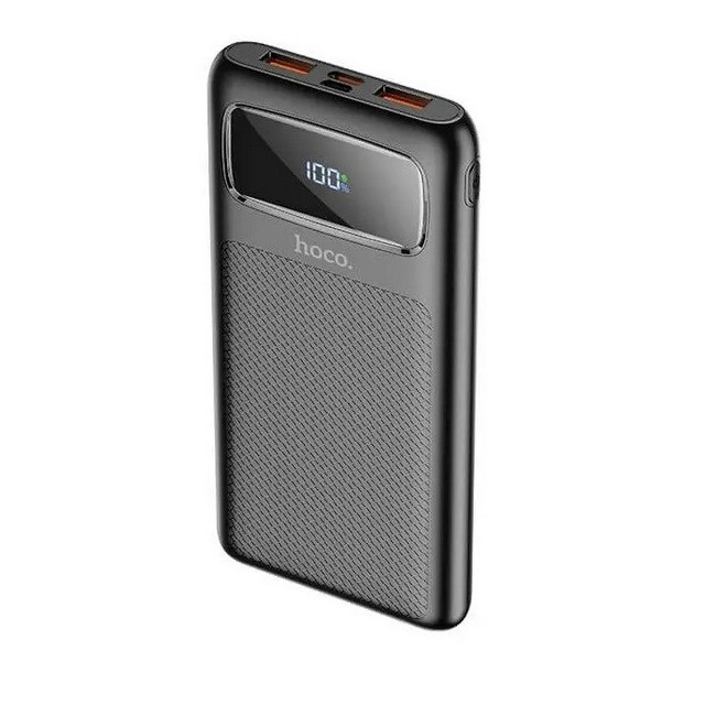 УМБ повер банк Power Bank HOCO J81 Fast Way з дисплеєм 10000mAh, чорне, фото 1