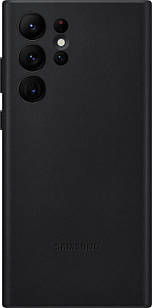Чохол Samsung Leather Cover Black для Galaxy S22 Ultra SM-S908