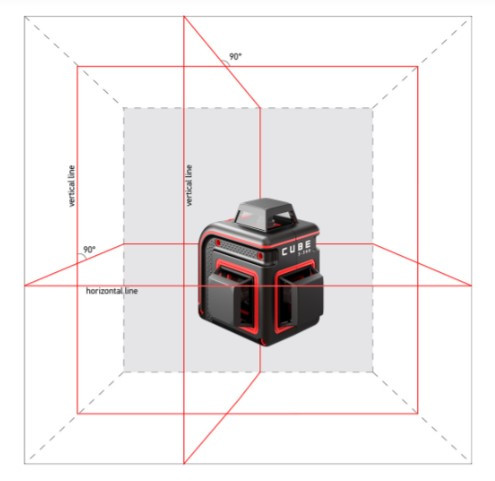 Лазерный нивелир (уровень) ADA CUBE 3-360 HOME EDITION - фото 6 - id-p1681962616