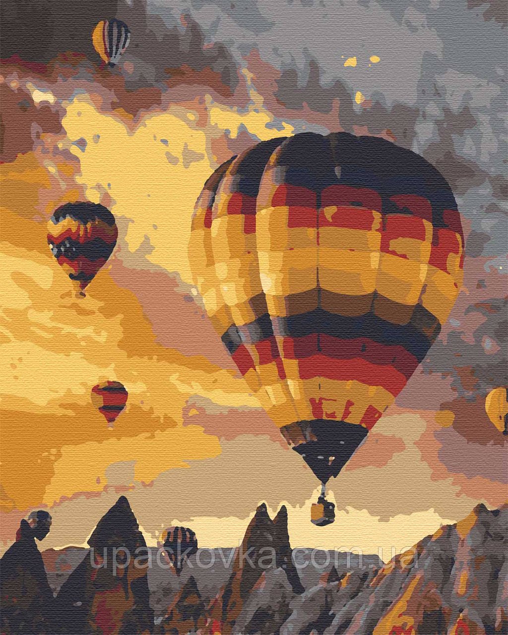 Набір для розпису, картина за номерами, "Каппадокія", 40х50см, ТМ "RIVIERA BLANCA", фото 1