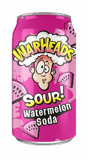 Warheads Sour Soda Can Арбуз  355 ml, фото 1
