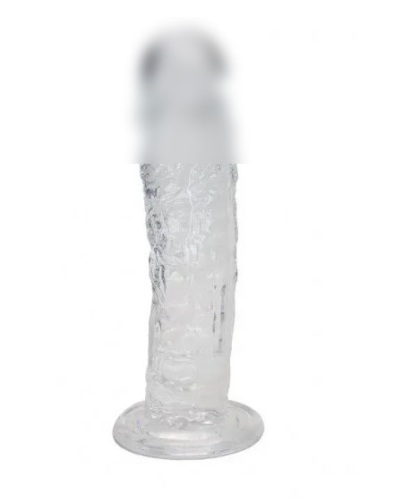 Прозорий фалоімітатор Alive Jelly Dildo Empire, ТПЕ, присоска, діаметр 4.3 см, довжина 19.3 см | Promax, фото 1