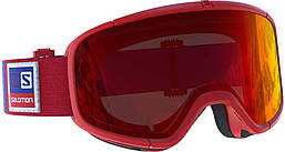 Горнолижна маска Salomon four seven red/univ. mid red (MD)