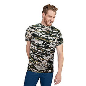 Футболка чоловіча бавовняна, камуфляжний піксель