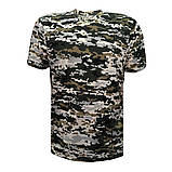 Футболка чоловіча бавовняна, камуфляжний піксель, фото 2