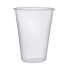 Стакан пластиковий одноразовий прозорий для холодних напоїв 480мл PP 50шт/уп / Стакани одноразові