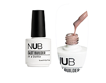 Гель моделі NUB Fast Builder In A Bottle 06 Beige з кісточкою, бежевий, 14 мл