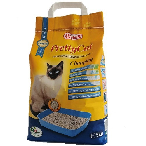 Наповнювач для котячого туалету Pretty Cat Бентонітовий комкуючий 5 кг