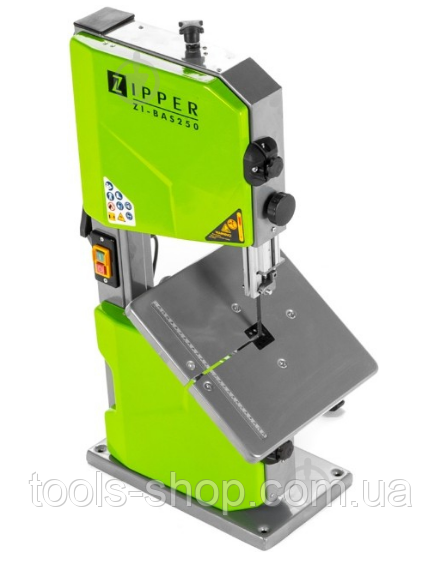 Стрічковопильний верстат по дереву Zipper ZI-BAS250: 500Вт, пила 1712 мм, 800 м/хв., фото 1