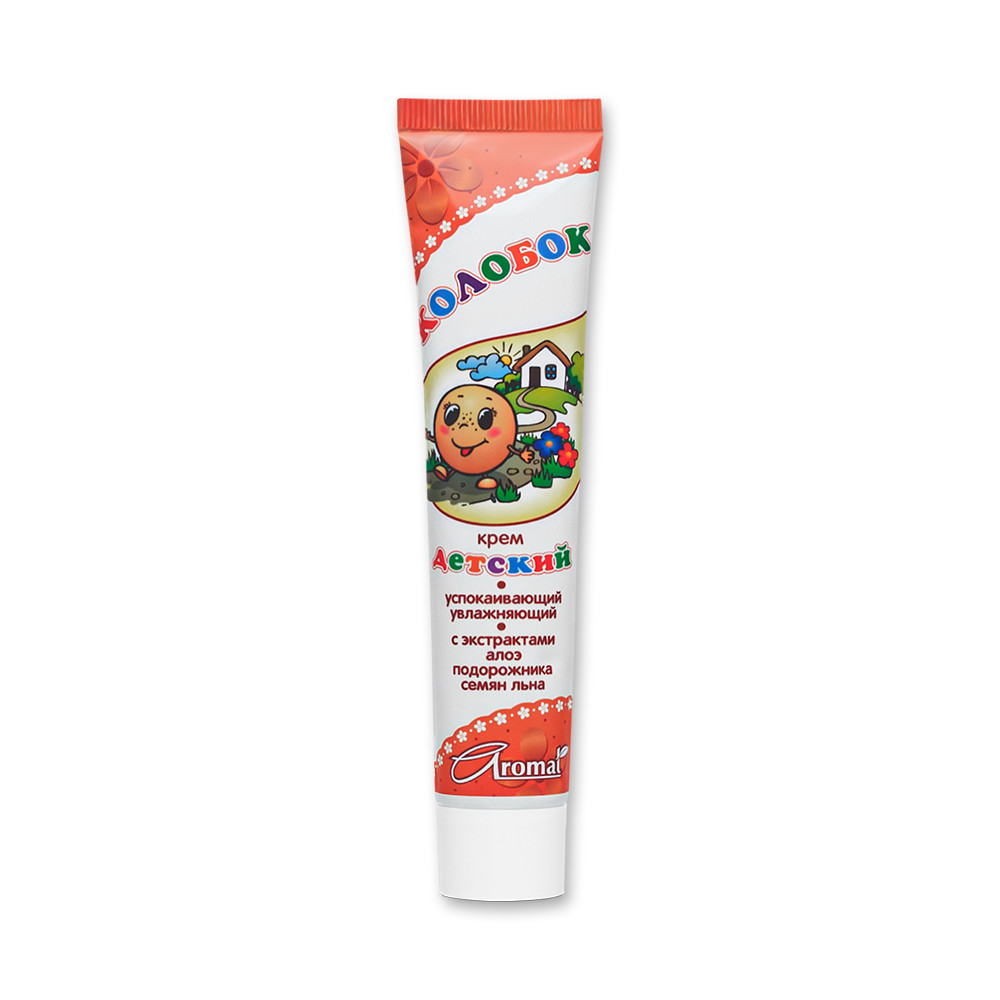 Крем дитячий заспокійливий з екстрактом алое Колобок ТМ Aromat 44 г