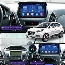 Штатна магнітола 10" Lesko для Hyundai Tucson II 2009-2015 6/128Gb 4G Wi-Fi GPS Top Хюндай, фото 4