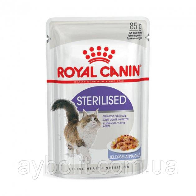 Паучі Royal Canin STERILISED JELLY 85 г