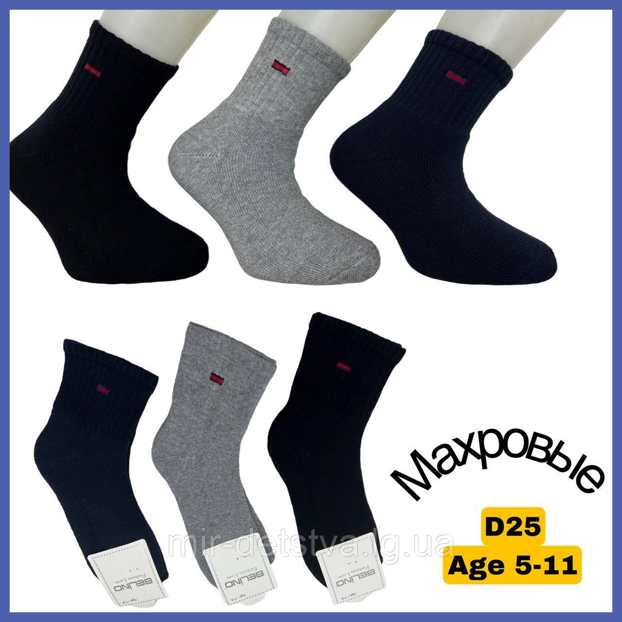 Махрові шкарпетки для хлопчиків ТМ Belino р.9-10 років