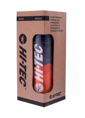 Термокружка Hi-Tec Whip 400 ml Orange-Mountains, фото 5