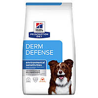 Hill's PD Canine Derm Defense Сухой корм-диета для взрослых собак пожилого возраста с аллергией 12 кг