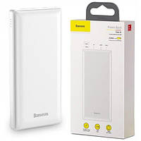 Повербанк 30000 мАч Baseus Mini JA Fast Charge Power Bank 3A 30000mAh White (PPJAN-C02)