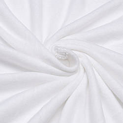 Однотонний фліс білого кольору