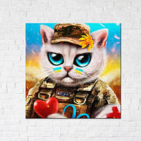 Постер Котик врач ©Марианна Пащук (CN53118M) 40 х 40 см
