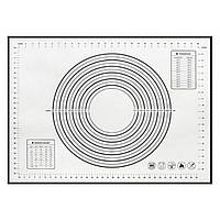 Силиконовый коврик для раскатки теста 40х60 см антипригарный