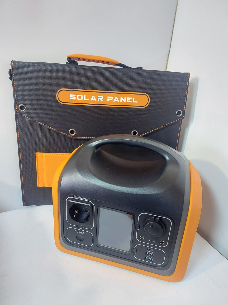 Зарядна станція SOUOP 600 600W,600Wh із сонячною панеллю 100W. Портативний сонячний генератор OUPES 600