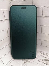 Чохол-книжка для Xiaomi Redmi 9C бічний з підставкою протиударний зелений