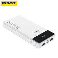 Портативная зарядка PISEN LCD Power Bank 20000 mAh, 2 x USB