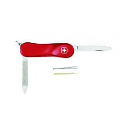 Швейцарський кишеньковий ніж. Taschenmesser, Wenger Evolution 80 rot.
