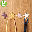 Гачок пластиковий зірочка рожевий, фото 7