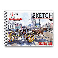 Альбом для акварели SANTI City А4 Paper Watercolour Collection 10 л 200г/м2 (130507)