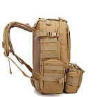 Рюкзак тактичний Smartex 3P Tactical 55 ST-012 khaki, фото 3