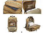 Рюкзак тактичний Smartex 3P Tactical 45 ST-047 khaki, фото 7