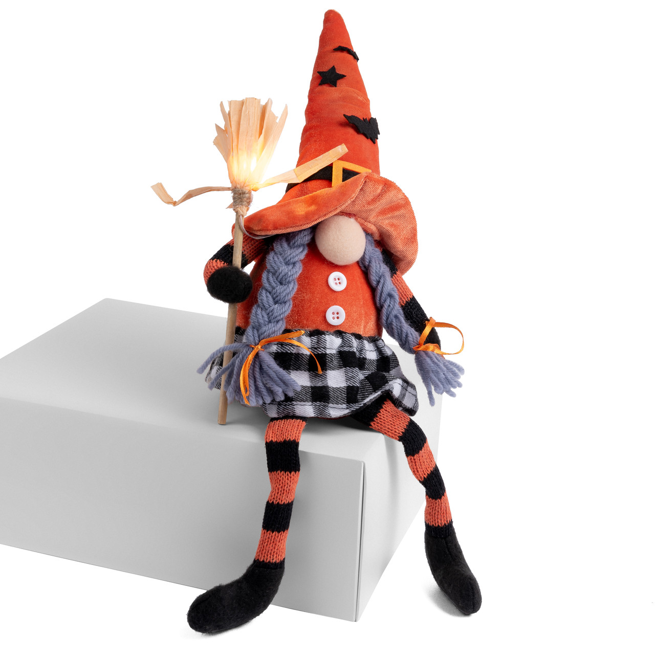 М'яка іграшка Yes! Fun Хелловін Гном Хлопчик 41см LED ніс (974482), фото 1