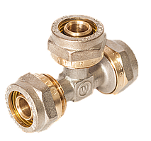 Трійник з'єднувальний обжим 16*16*16 економ