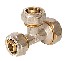 Трійник з'єднувальний обжим 26*20*20 економ