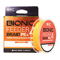 Шнур GC Bionic Feeder PE X4 150м Orange (0.128-0185мм) 0.168