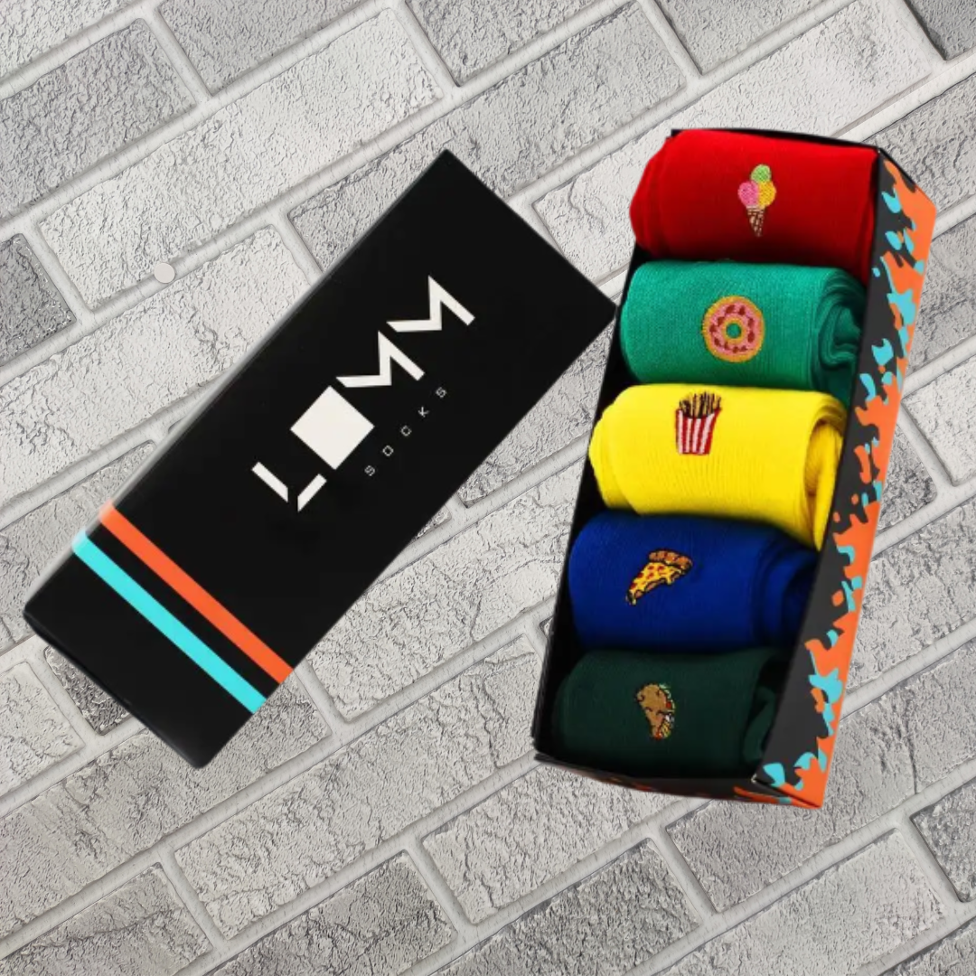 НАБІР НОШКІВ ONE SIZE ДЕМІСЕЗОННІ ВИСОКА ГУМКА В ПОДАРУНОЧНІЙ КОРОБЦІ (5 ПАР) №101 SNEK ( УЦІНКА) 30033672, фото 1