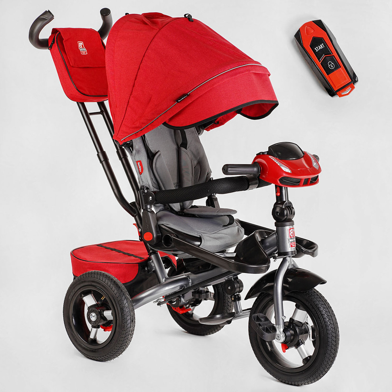 Велосипед триколісний Best Trike 6088 F - 302-66 поворотне сидіння, складене кермо, надувні колеса