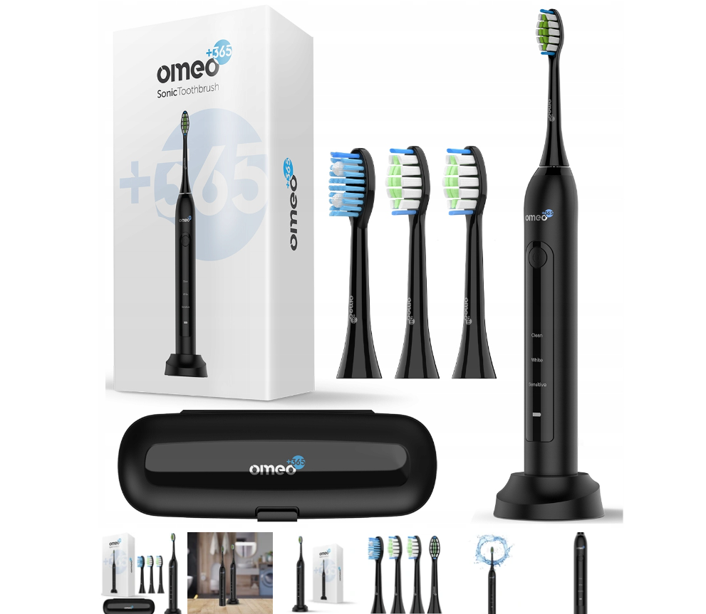 Електрична звукова зубна щітка Omeo +365 OV-1B