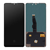 Дисплей на Huawei P30, OLED, AAA, Черный экран на Хуавей П30